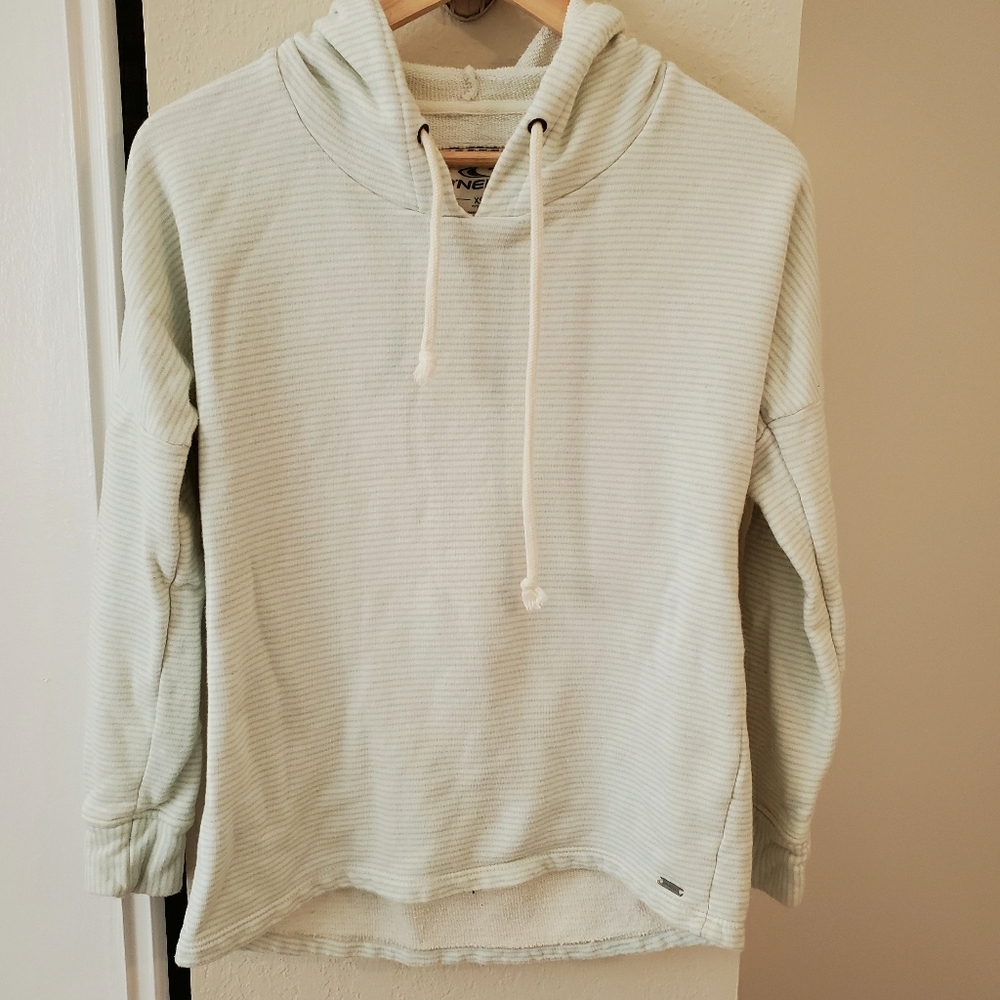 O'Neil After Beach Mint Striped Hoodie